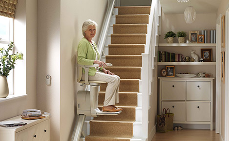 Do you rely on help from other people to use the stairs?