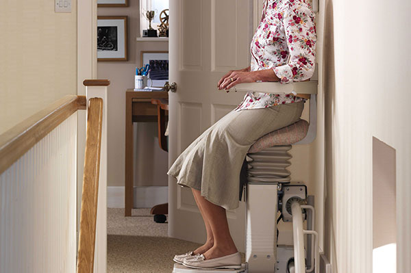 seat assistance on stairlift sadler