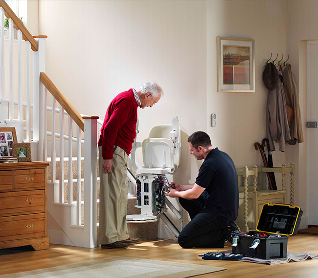 stairlift installation without building work