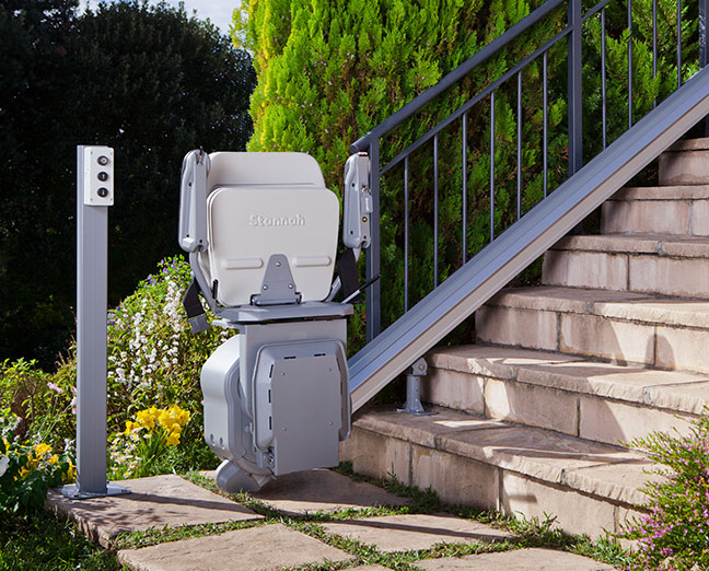 Outdoor Stairlifts Range for Exterior Staircases Stannah